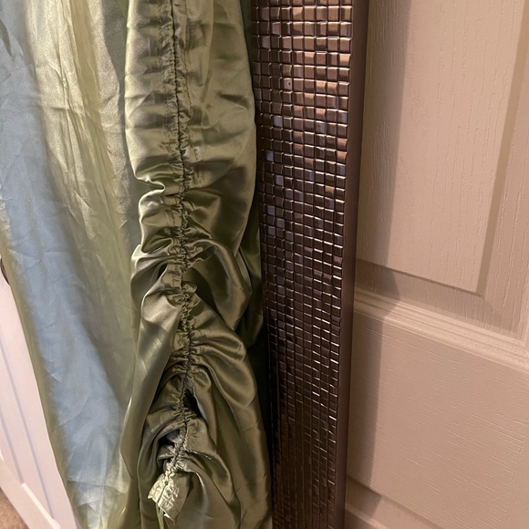 Sage Silk Dress - Picture 5 of 10